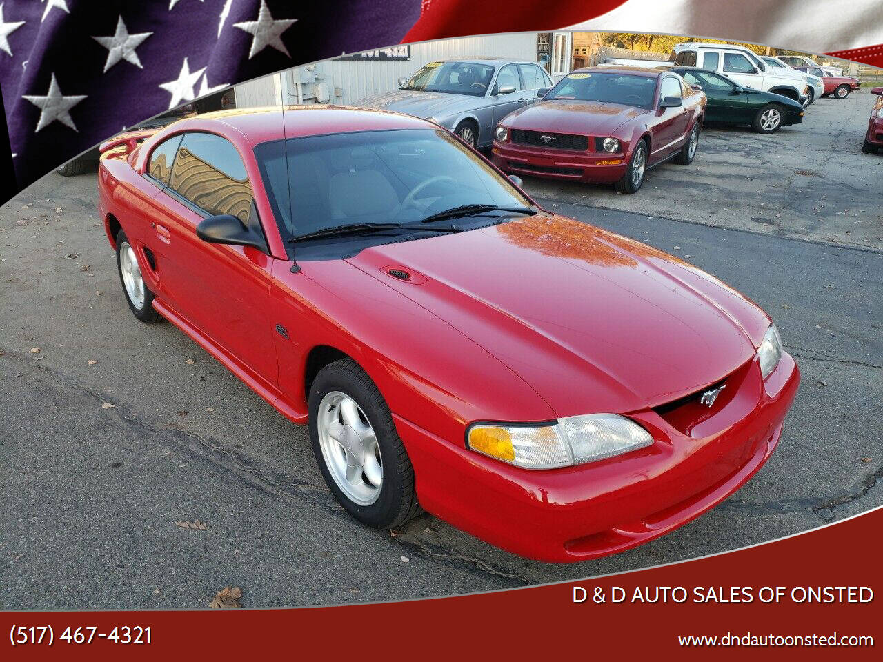 Red 1994 Ford Mustang GT GT 2dr Fastback 1