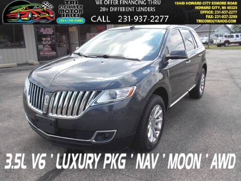 2013 Lincoln MKX for sale at Tri County Motor Sales in Howard City MI