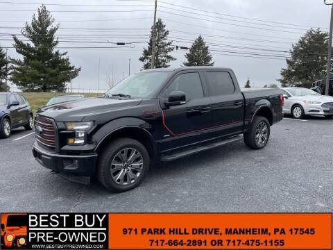 2017 Ford F-150 for sale at Best Buy Pre-Owned in Manheim PA