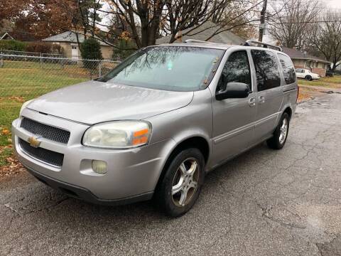 2006 Chevrolet Uplander for sale at JE Auto Sales LLC in Indianapolis IN