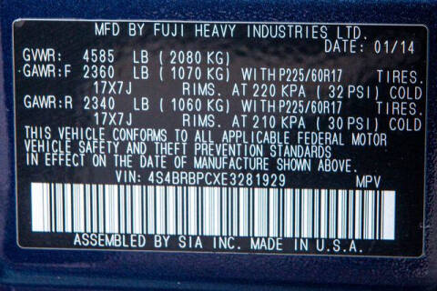 2014 Subaru Outback 2.5i Limited