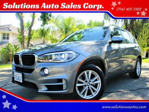 2014 BMW X5 for sale at Solutions Auto Sales Corp. in Orange CA