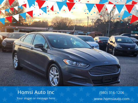 2016 Ford Fusion for sale at Homsi Auto Inc in Kannapolis NC