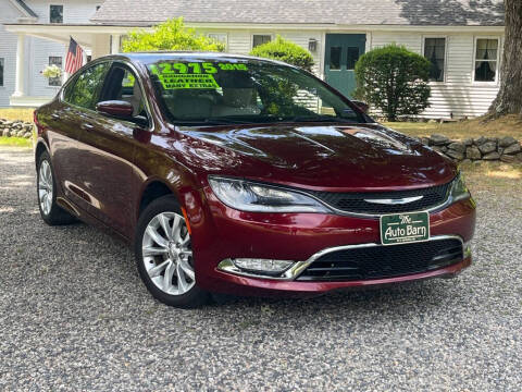 2015 Chrysler 200 for sale at The Auto Barn in Berwick ME
