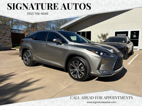 2022 Lexus RX 450h for sale at Signature Autos in Austin TX