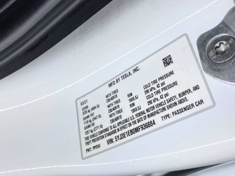 2021 Tesla Model 3 Long Range