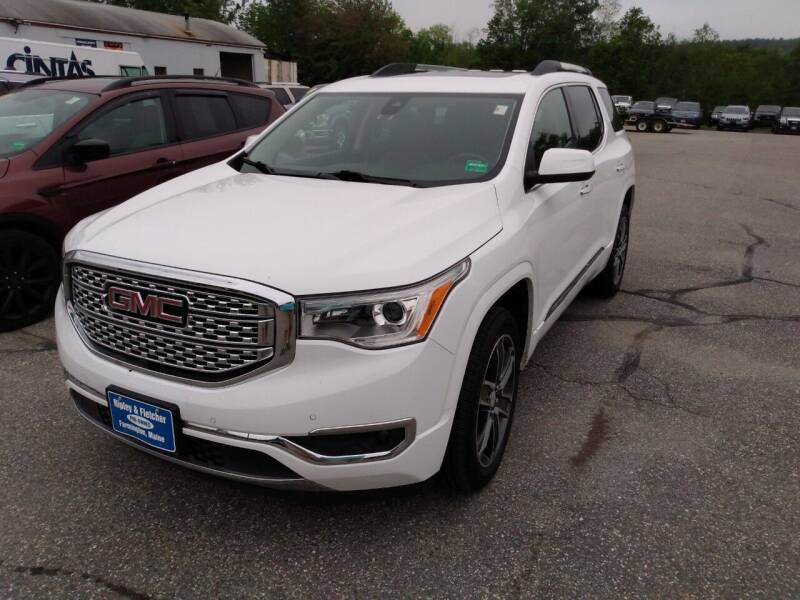 2019 GMC Acadia for sale at Ripley & Fletcher Pre-Owned Sales & Service in Farmington ME