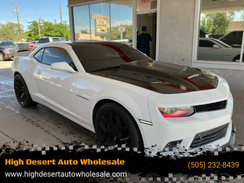 2015 Chevrolet Camaro for sale at High Desert Auto Wholesale in Albuquerque NM