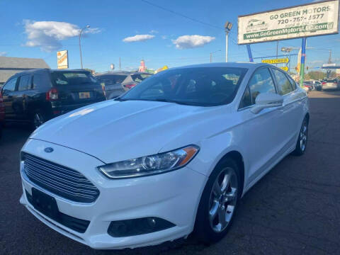 2015 Ford Fusion for sale at GO GREEN MOTORS in Lakewood CO