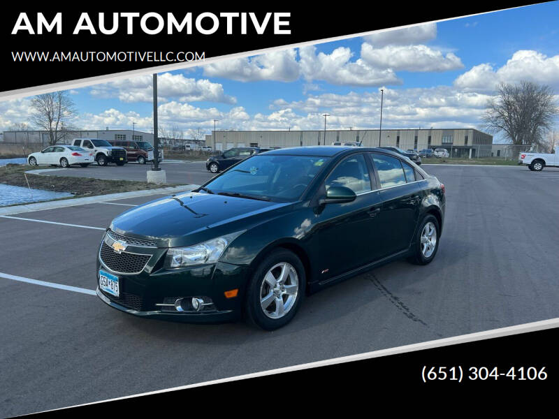 2014 Chevrolet Cruze for sale at AM AUTOMOTIVE in Forest Lake MN