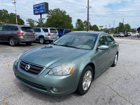 2002 Nissan Altima for sale at Brewster Used Cars in Anderson SC