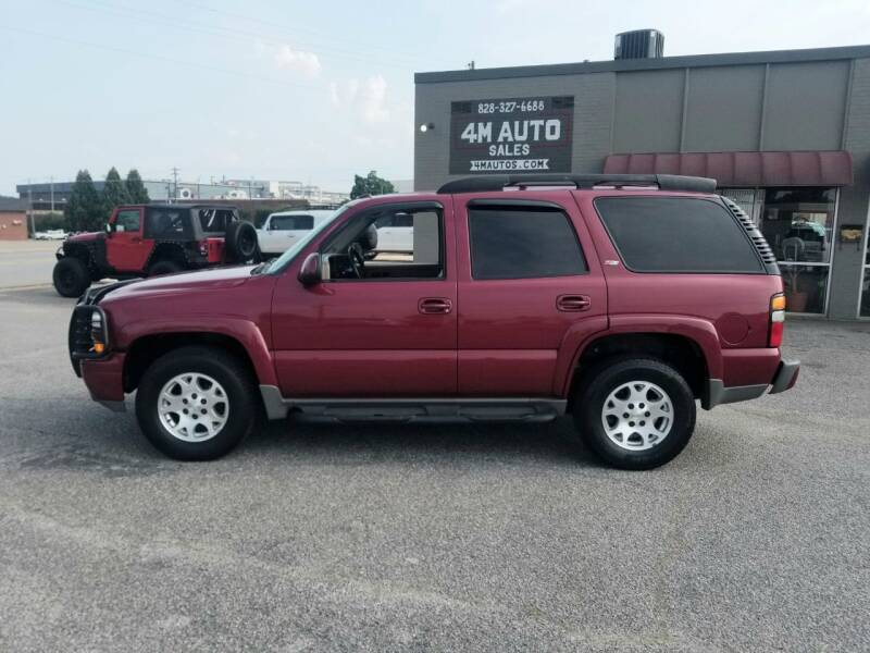 2005 Chevrolet Tahoe for sale at 4M Auto Sales | 828-327-6688 | 4Mautos.com in Hickory NC
