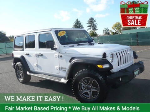 2018 Jeep Wrangler Unlimited for sale at Shamrock Motors in East Windsor CT