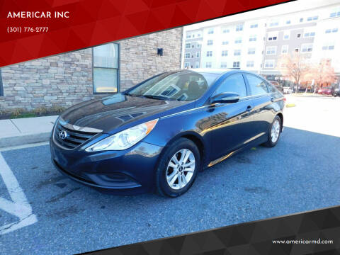 2014 Hyundai Sonata for sale at AMERICAR INC in Laurel MD