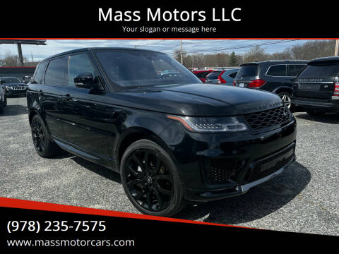 2021 Land Rover Range Rover Sport for sale at Mass Motors LLC in Worcester MA