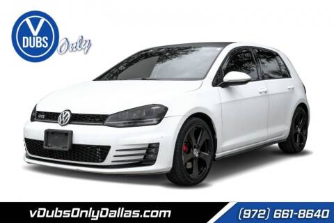 2015 Volkswagen Golf GTI for sale at VDUBS ONLY in Plano TX