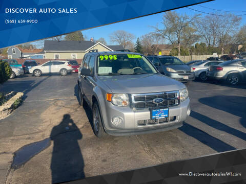 2012 Ford Escape for sale at DISCOVER AUTO SALES in Racine WI