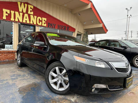 2012 Acura TL for sale at Caspian Auto Sales in Oklahoma City OK