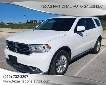 2019 Dodge Durango for sale at Texas National Auto Sales LLC in San Antonio TX