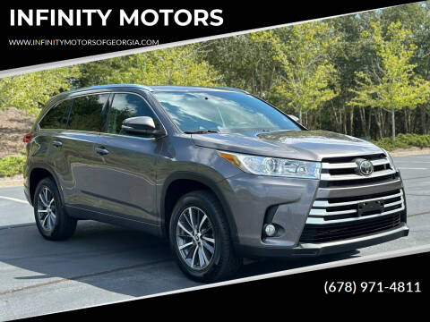 2017 Toyota Highlander for sale at INFINITY MOTORS in Gainesville GA