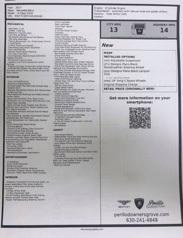 2017 Mercedes-Benz G-Class G 550