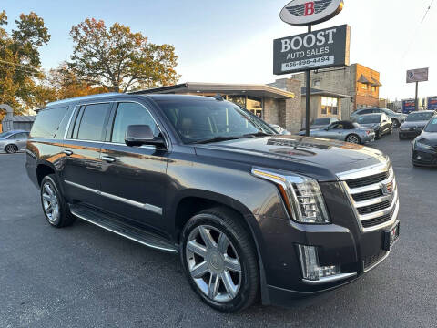 2018 Cadillac Escalade ESV for sale at BOOST AUTO SALES in Saint Louis MO