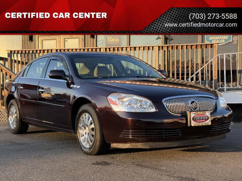 2008 Buick Lucerne for sale at CERTIFIED CAR CENTER in Fairfax VA