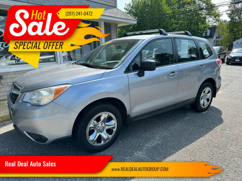 2014 Subaru Forester for sale at Real Deal Auto Sales in Auburn ME