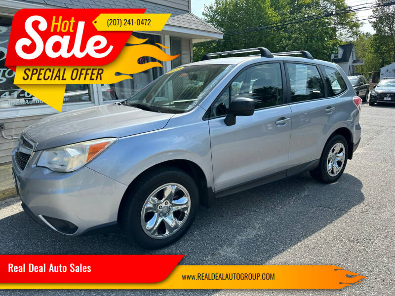 2014 Subaru Forester for sale at Real Deal Auto Sales in Auburn ME