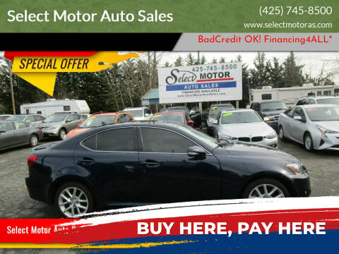 2011 Lexus IS 250 for sale at Select Motor Auto Sales in Lynnwood WA