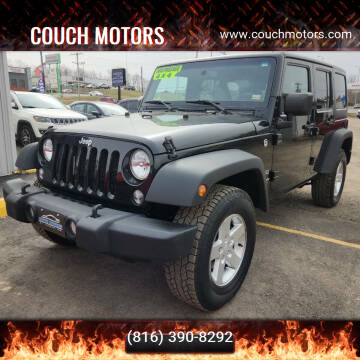 2016 Jeep Wrangler Unlimited for sale at Couch Motors in Saint Joseph MO