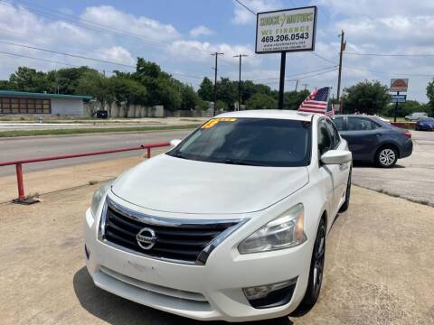 2013 Nissan Altima for sale at Shock Motors in Garland TX