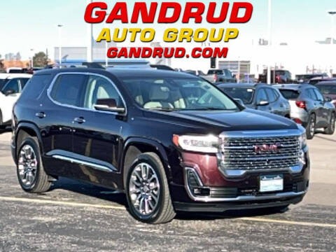 2021 GMC Acadia for sale at GANDRUD CHEVROLET in Green Bay WI