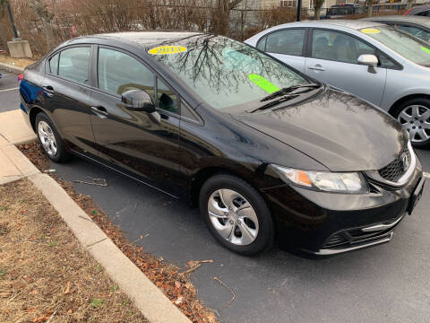 2013 Honda Civic for sale at CAR CORNER RETAIL SALES in Manchester CT