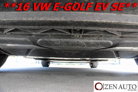 2016 Volkswagen e-Golf SE
