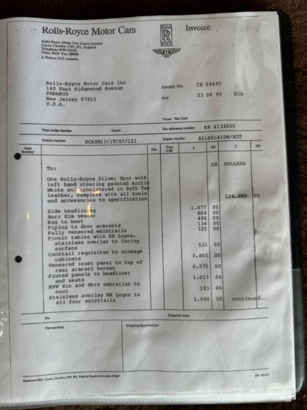 1996 Rolls-Royce Silver Spur