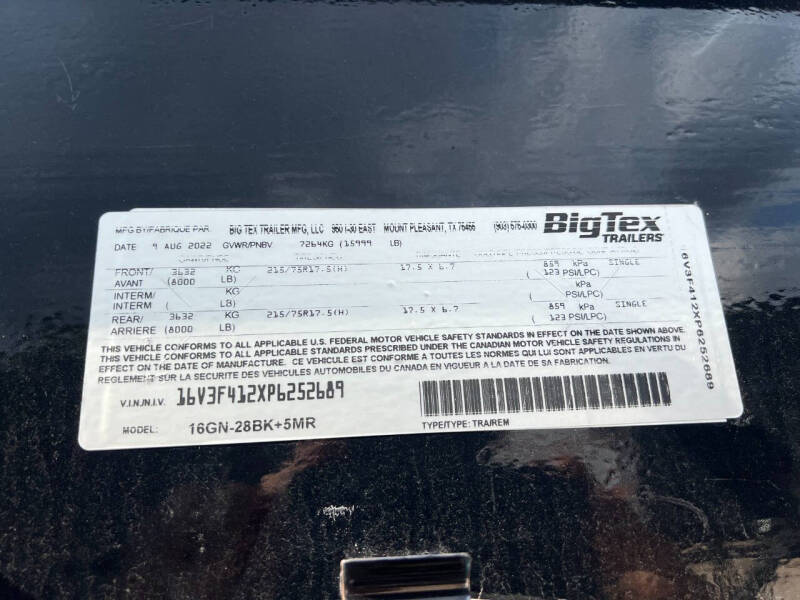 2023 Big Tex Trailer 32' GOOSE