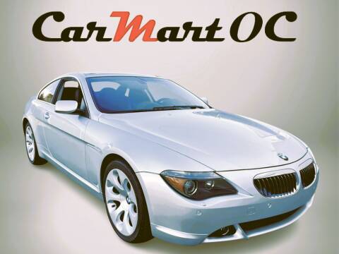 2004 BMW 6 Series for sale at CarMart OC in Costa Mesa CA