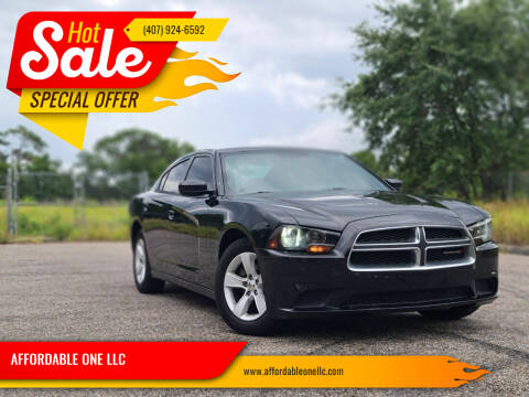 2014 Dodge Charger for sale at AFFORDABLE ONE LLC in Orlando FL