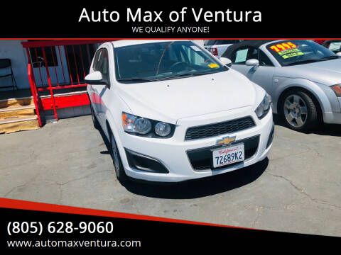 2015 Chevrolet Sonic for sale at Auto Max of Ventura in Ventura CA