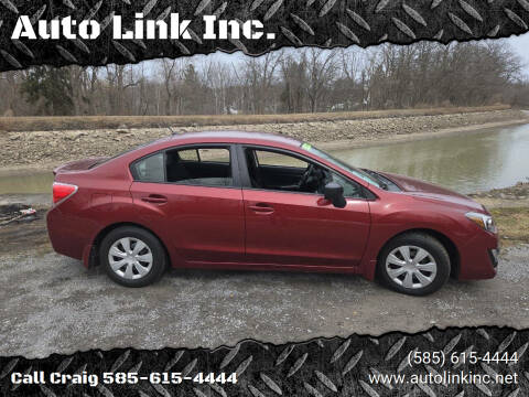 2016 Subaru Impreza for sale at Auto Link Inc. in Spencerport NY