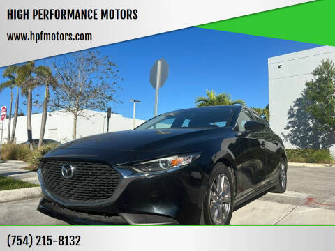 2019 Mazda Mazda3 Sedan for sale at HIGH PERFORMANCE MOTORS in Hollywood FL