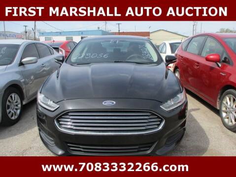 2014 Ford Fusion for sale at First Marshall Auto Auction in Harvey IL