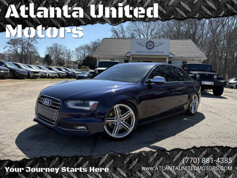 2013 Audi S4 for sale at Atlanta United Motors in Jefferson GA