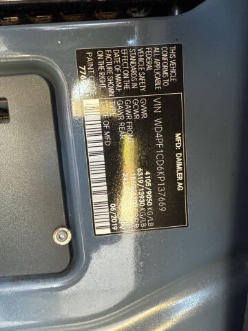 2019 Mercedes-Benz Sprinter