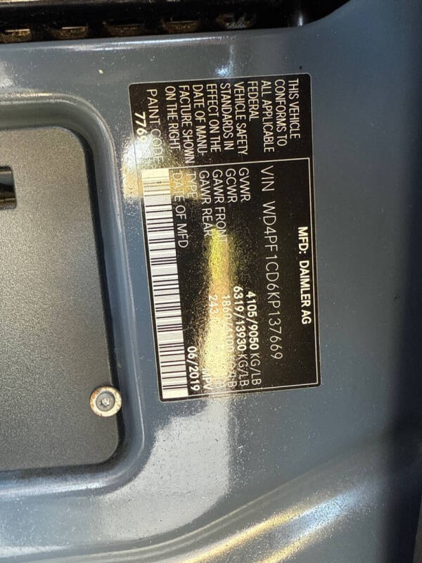 2019 Mercedes-Benz Sprinter