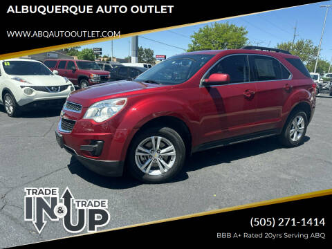 2012 Chevrolet Equinox for sale at ALBUQUERQUE AUTO OUTLET in Albuquerque NM