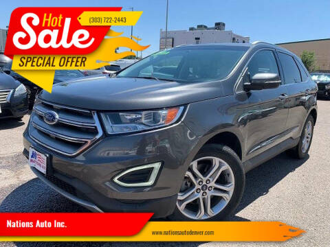 2016 Ford Edge for sale at Nations Auto Inc. in Denver CO