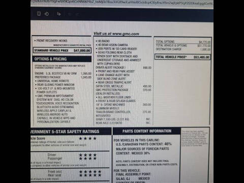 2021 GMC Sierra 1500 SLE