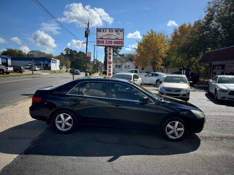 2005 Honda Accord for sale at Next to New in Oxford NC